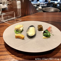 新中国料理HARAKAWA 北新地店 - 酢豚ランチ：前菜盛り合わせ