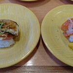 かっぱ寿司 - 活〆はまち焦がし醬油炙り、燻製風味のしっとりサーモン～レモン＆ペッパー～