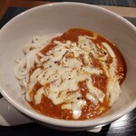 旬感 元家 - キーマカレーうどん680円