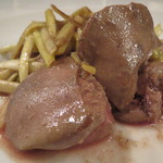 レンゲ - 黄ニラと鶏レバーの炒めもの