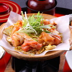 Kanawa - 味噌鶏ちゃん陶板焼定食2