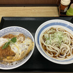 Dondon An - カツ丼セット（600円＋セット270円＋並70円）