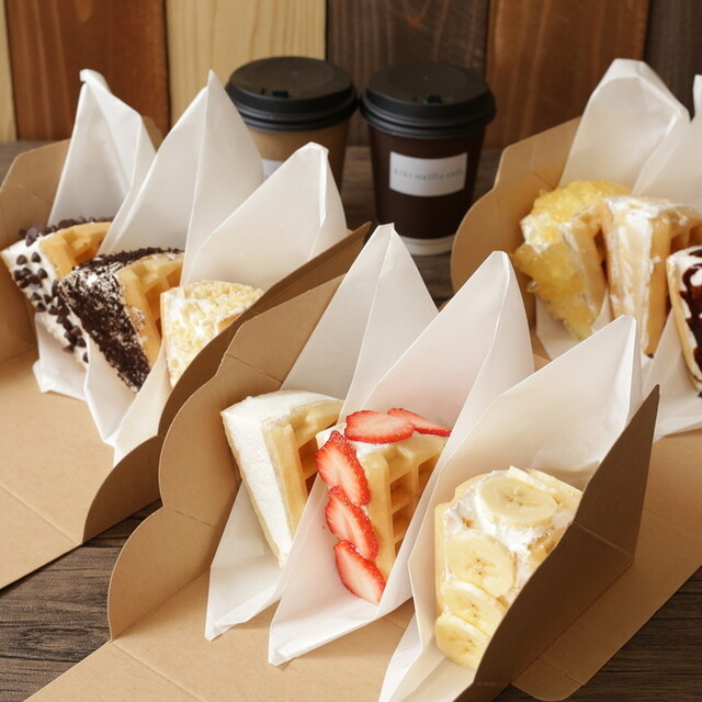 kiki waffle cafe（キキ ワッフル カフェ） - 撫牛子（スイーツ）の写真
