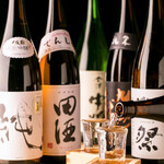Wagyuu Nikusushi To Shabushabu Koshitsu Izakaya Yuuzan - 田酒や獺祭などの限定日本酒も取り揃えております。※入荷状況により、品切れとさせて頂く場合がございます。