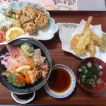 活魚村　海彦 - 玄海丼と天ぷらと単品唐揚げ
