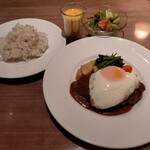 Vin Barre Cuisine Regal - 黒毛和牛もも肉ハンバーグ1500円