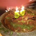 神保町 傳 - お祝いのケーキは「植木鉢バージョン！」