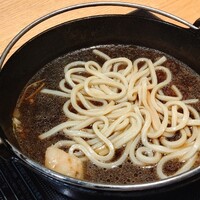 すき焼き 牛しゃぶ 松重 - 〆のうどん