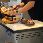 月と和音 - 藤原鎌足。生ハムの塊。