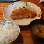 Tonkatsu Hiyama - ロースカツセット  2090円