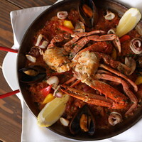 海の幸のパエリア