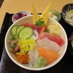 雛鮨 - 「海鮮丼御膳」（1,529円）
