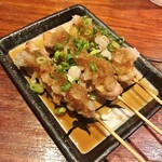 焼とり 楽宴 - 地鶏おろしポン酢2本340円