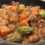 トラットリア 29 - 「小ダコとオリーブのトマト煮込み」：パンチの有る旨みと野趣に溢れる香り！唐辛子の香りが全体を引き締めて。