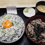伊豆家 - シラ玉丼セット