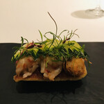 カンテサンス - ズッキーニ、海老