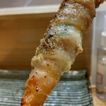焼き鳥 ばかちん - 豚エビ巻