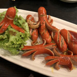 さんぱち屋 - 赤いウインナー