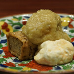 きう - 生麩と揚げ茄子、茄子ペースト