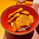 麺 みつヰ - 自家製ソースのカツ丼..400円