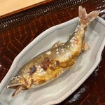 勢麟 - 天竜川の鮎の塩焼き