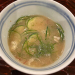 勢麟 - 鯵を潰して味噌を加える静岡の郷土料理ガワ