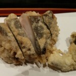 てんぷら 近藤 - 黒鮑