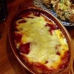 旬菜人 おしどり - 餅グラタン(餅の代わりに白玉が入っています)