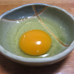 米沢牛亭 ぐっど - お好みで溶き卵をすき焼きに