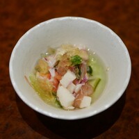 かに道楽 銀座八丁目店 - 突き出し