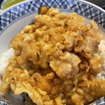 翁庵 - イカ丼（アップ）