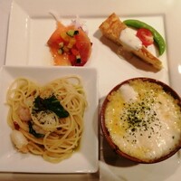 ニコラス 新橋店 - パスタ1種&ドリア/グラタンプレート　1050円  