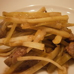 レンゲ - 24年10月　黄ニラと鶏レバーの炒めもの