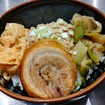 高崎はた山 - 【2021.7.31(土)】冷し担担麺(並盛・180g)＋そぼろご飯1,200円のそぼろご飯