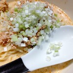高崎はた山 - 【2021.7.31(土)】冷し担担麺(並盛・180g)＋そぼろご飯1,200円の冷し担担麺