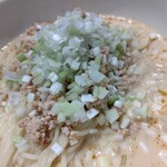 高崎はた山 - 【2021.7.31(土)】冷し担担麺(並盛・180g)＋そぼろご飯1,200円の冷し担担麺