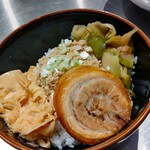 高崎はた山 - 【2021.7.31(土)】冷し担担麺(並盛・180g)＋そぼろご飯1,200円のそぼろご飯