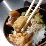 高崎はた山 - 【2021.7.31(土)】そぼろご飯のメンマ