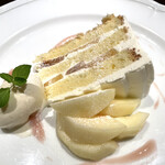 リジーグ - 白桃のショートケーキ