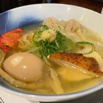 黄金拉麺 鶏のおかげ - 特製鶏塩ラーメン