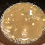 中華蕎麦 とみ田 - 調整無し濃い目のスープ割り