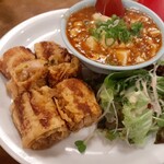 南海飯店 - 春巻・麻婆豆腐