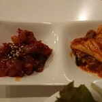 焼肉 李季 - キムチ&チャンジャ