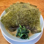 高野家 - ラーメン700円麺硬め。海苔増し100円。
