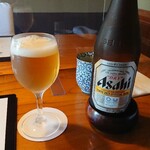 花むら - ワイングラスでビールはあまり好きではないのですが。