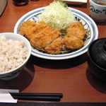 とんかつ濱かつ - ロースとヒレかつ定食