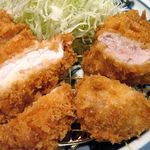 とんかつ濱かつ - 肉厚もなかなかのもの