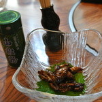 魚仲 - 鰻の肝焼き　￥５３０