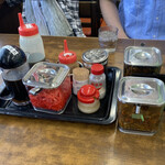 長浜ラーメン力 - 卓上