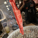 焼肉ホルモン 風土. - 黒毛和牛かたロース薄入りを・・・